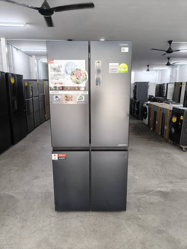 TOSHIBA 517L MULTI DOOR FRIDGE Model: GR-RF677WI-PMX(06) Display Set