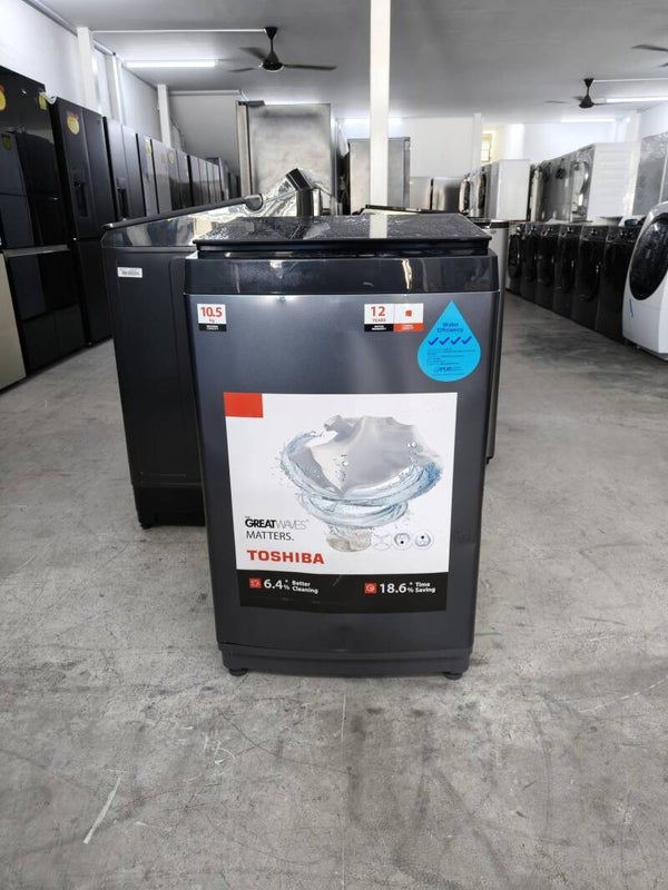 TOSHIBA 10.5KG TOP LOAD WASHING MACHINE AW-DM1150JS DISPLAY SET