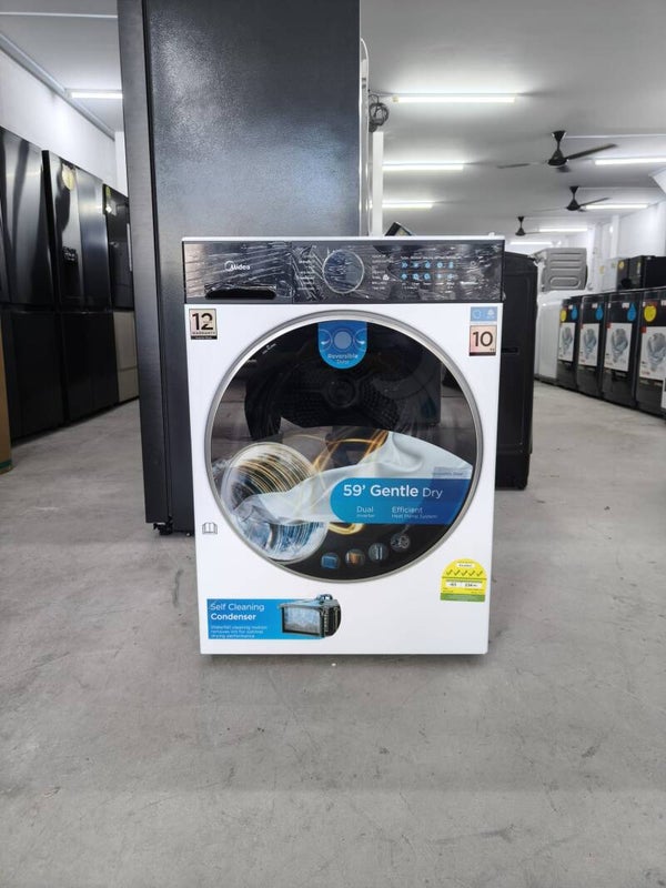 MIDEA 10KG HEAT PUMP DRYER Model: MD210H100W Display Set