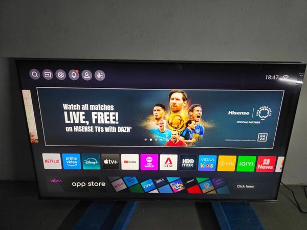 Hisense 75 inch ULED MINI-LED 4K TV Model: 75U8H DISPLAY SET