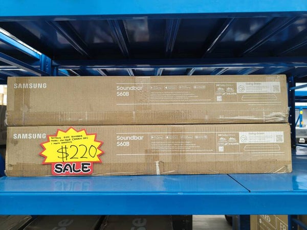SAMSUNG 5.0CH soundbar Model: HW-S60B Display Set