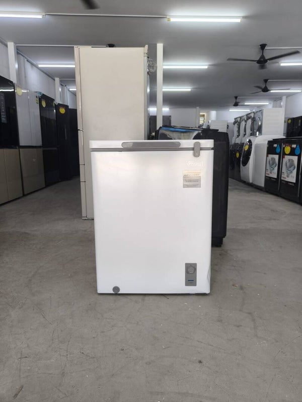 MIDEA 142L Chest Freezer - White Model: MDRC207FZG01  Display Set