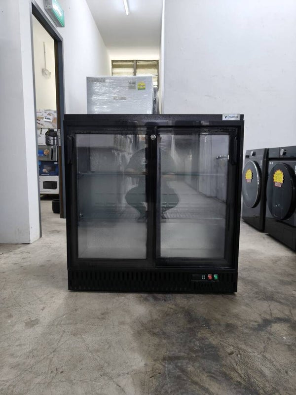 USED FUJITECH 2 Door Countertop Sliding Glass Chiller - Model: SGD250SL
