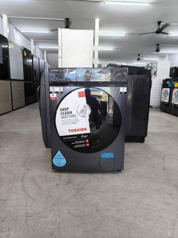 TOSHIBA 7KG FRONT LOAD WASHER (7KG) MODEL: TW-T21BU80UWS DISPLAY SET