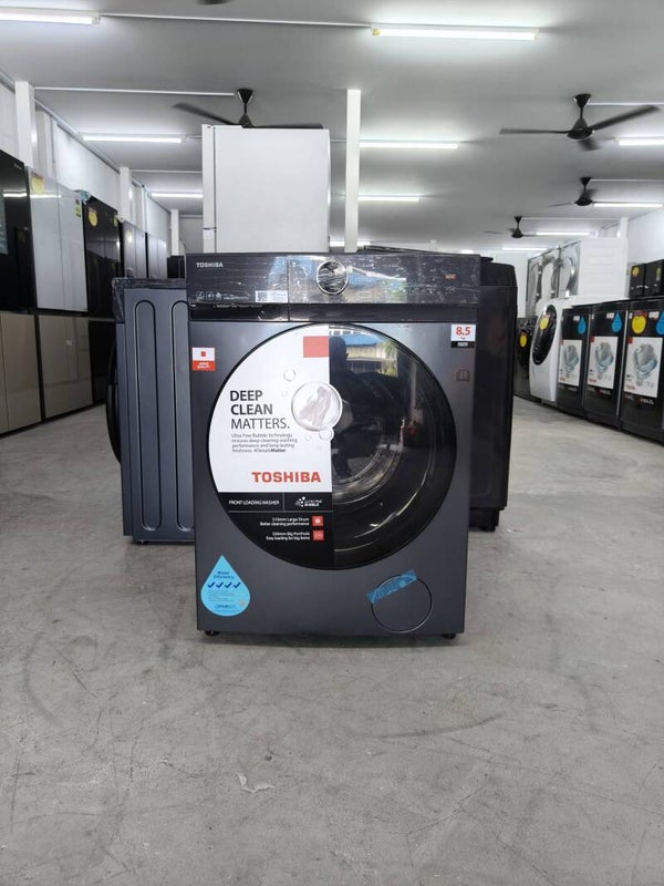 TOSHIBA 8.5kg FRONT LOAD WASHER MODEL: TW-T21BU95UWS(MG) DISPLAY SET