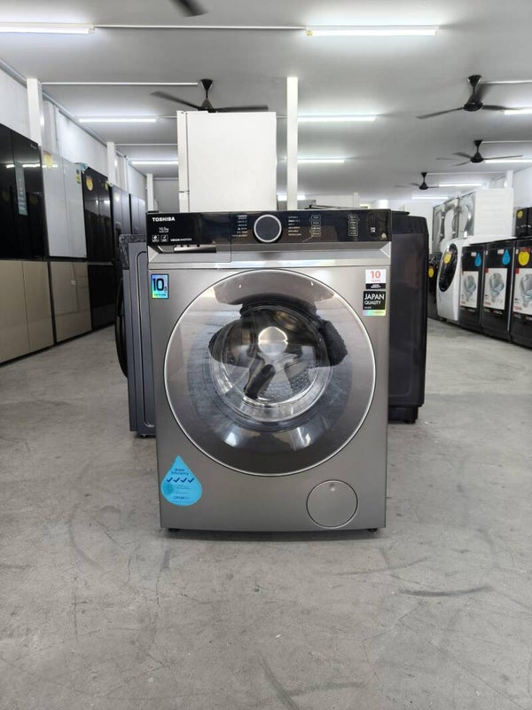 USED TOSHIBA 10.5kg front load washing machine Model: TW-BK115G4S