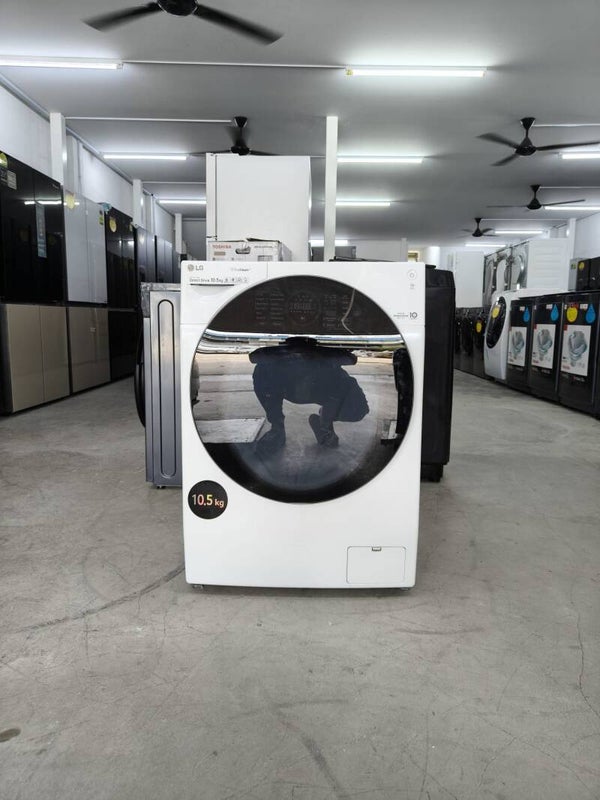 USED LG 10.5KG Front Load Washer Machine Model: FG1450S3WN