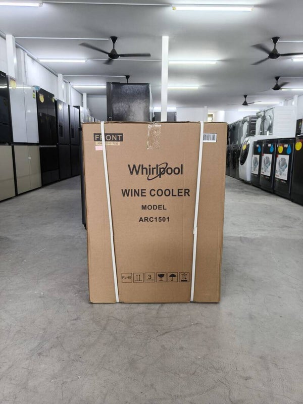 WHIRLPOOL WINE CELLAR - 146L, 48 BOTTLES MODEL: ARC1501 DISPLAY SET