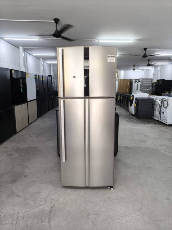 USED HITACHI 450L 2-DOOR FRIDGE Model: R-V560P3MSX