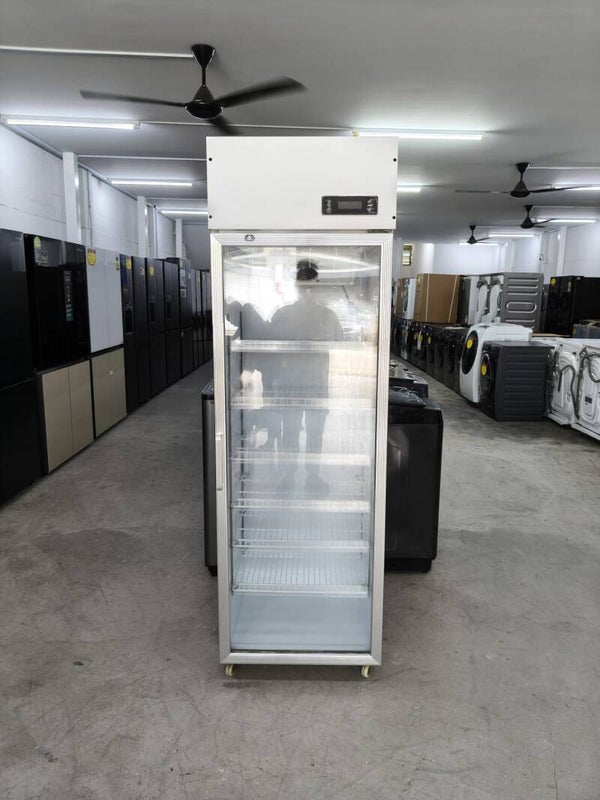 USED 400L Glass Door Upright Chiller Model: HC1-SZF
