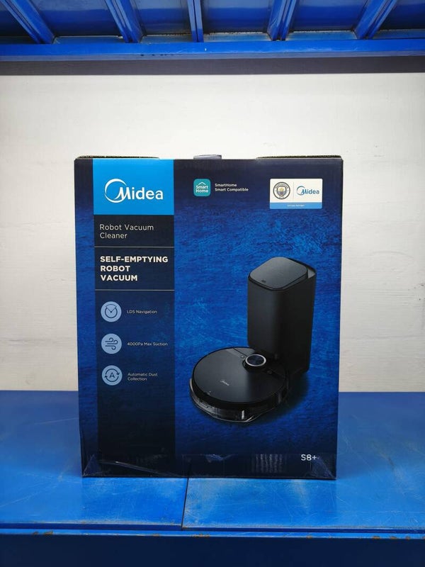 MIDEA Robot Vacuum Cleaner 4-In-1 Modes Model: MS8PLUSAPBK  Display Set