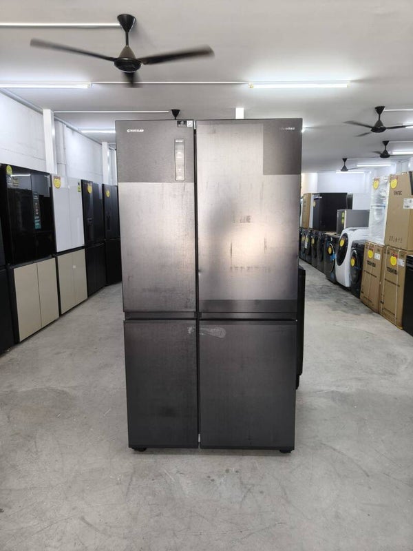 HISENSE 653L SBS Refrigerator | Durable Inverter | Metal-Tech Cooling | Model: RS5P668SSFC Display Set