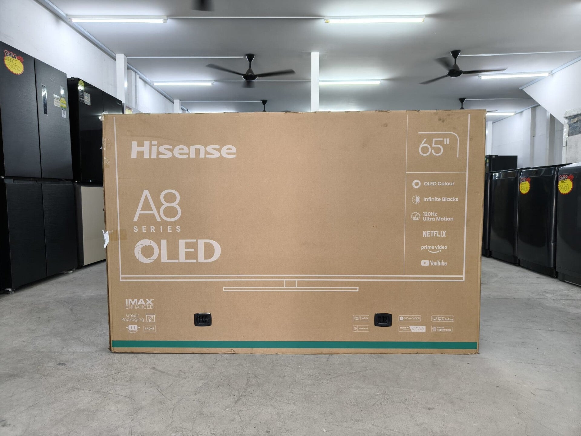 HISENSE 65" A8 SERIES 4K OLED 120Hz Smart Tv Model: 65A85N