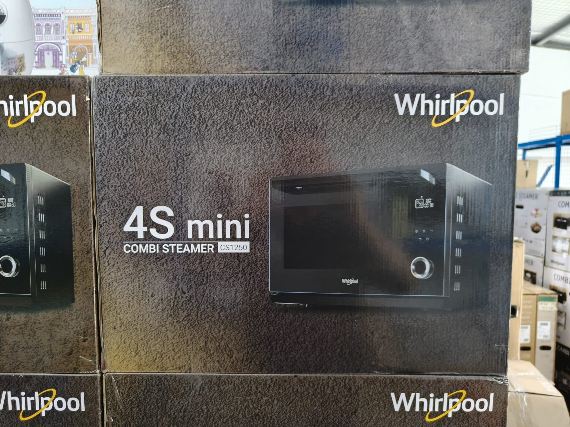Whirlpool 10+ Function Combi Steamer 25L Steam Oven Model: CS1250 Display Set