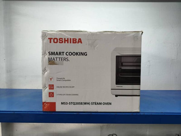TOSHIBA MS3-STQ20SE(WH) STEAM OVEN 20L (WHITE) DISPLAY SET