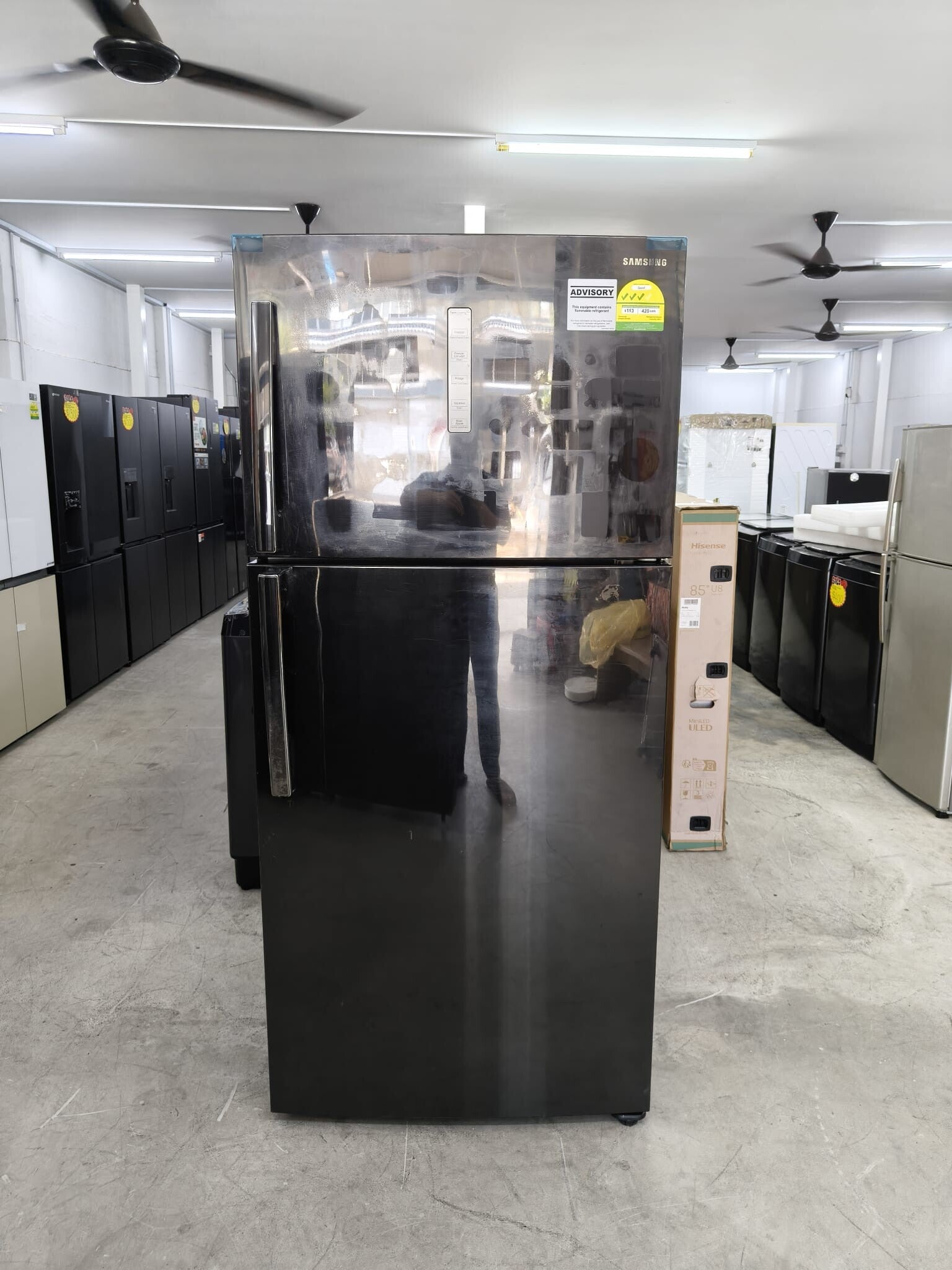 USED SAMSUNG 620L 2 Door Fridge Model: RT62K7057BS