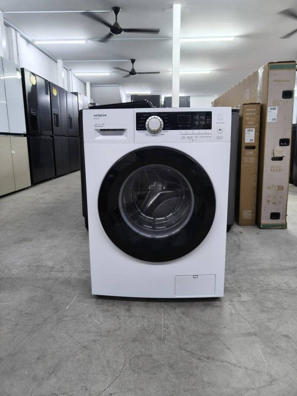 USED HITACHI 8kg Fond Load Washing Machine Model: BD-80CVE