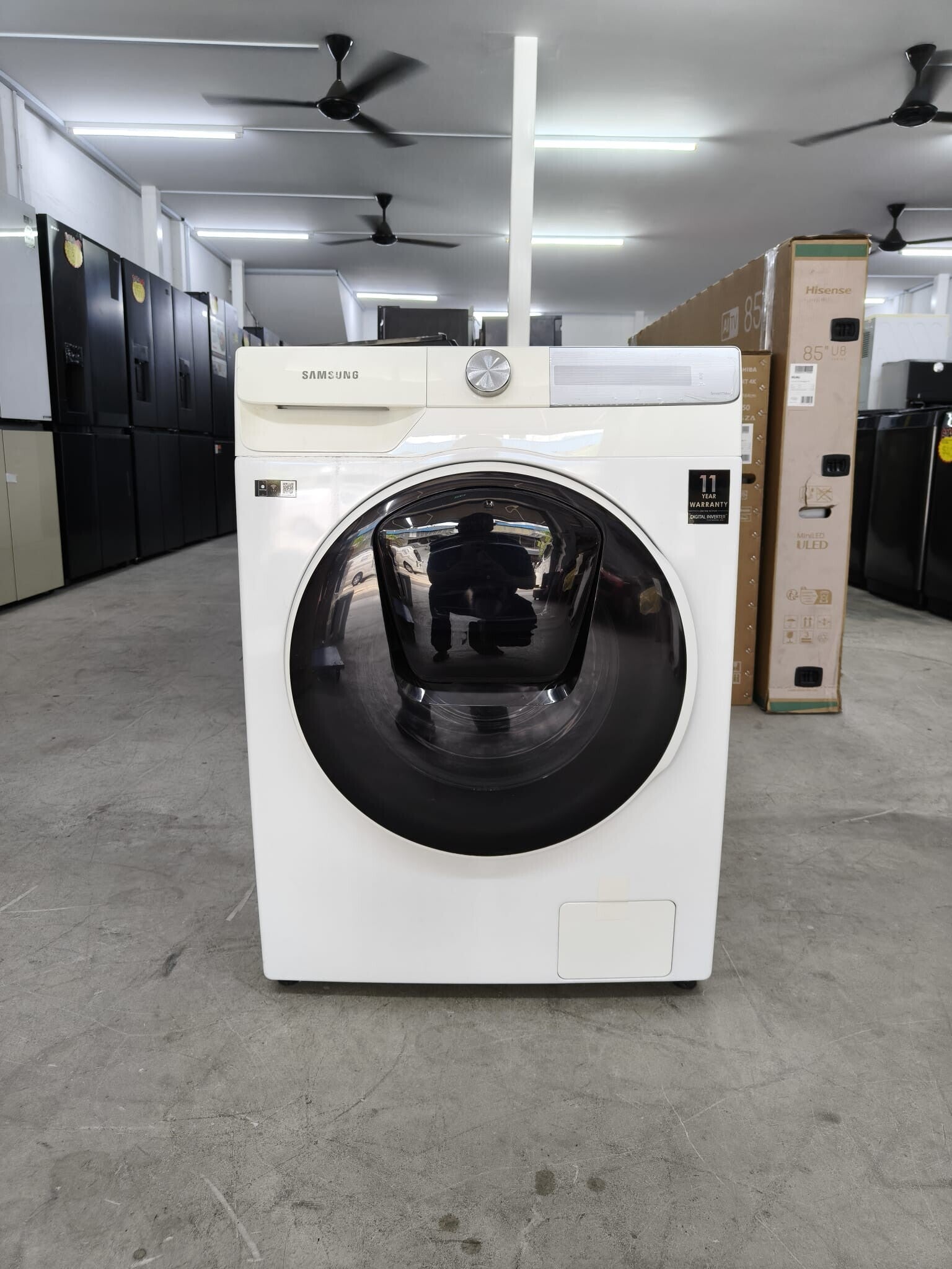 USED SAMSUNG 9KG CONTINENTAL FRONT LOAD Model: WW90T754DWH