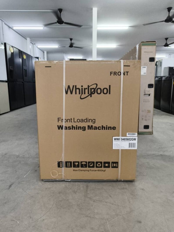 WHIRLPOOL WASHER/DRYER- 8.5/6KG WWPB485602GW 4 TICKS, WHITE
