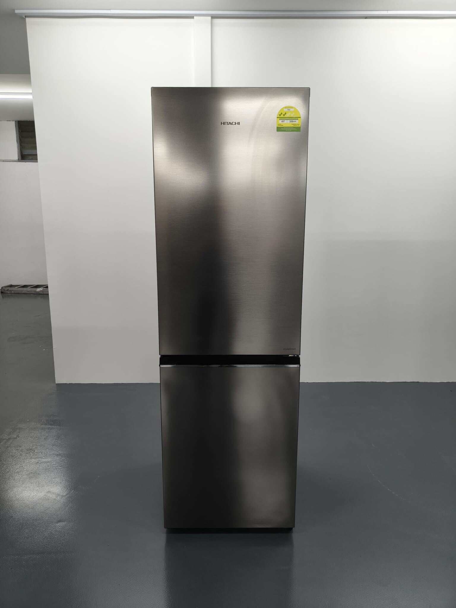 HITACHI 330L 2-Door Bottom Freezer Refrigerator Model: R-B410P6MS