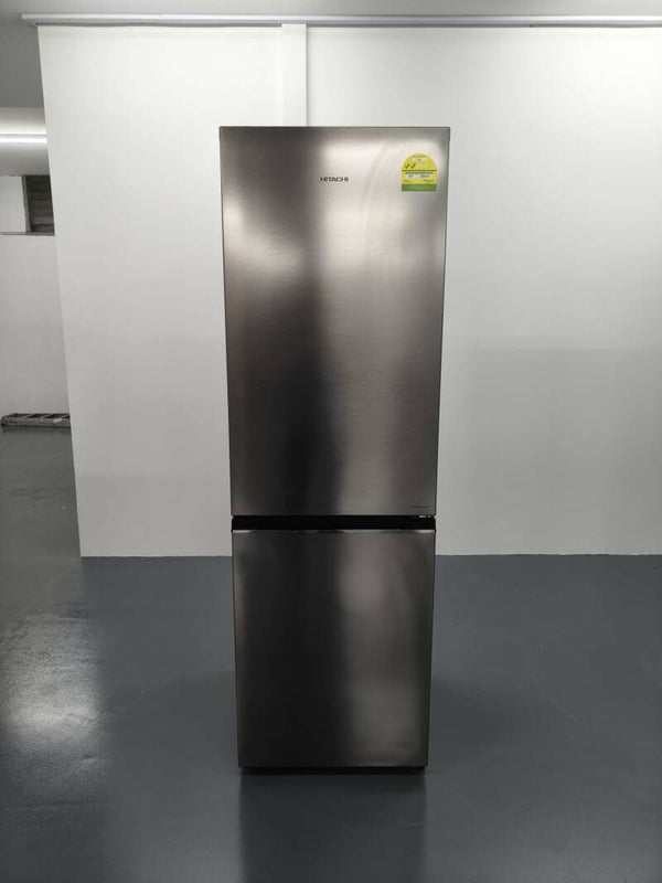 HITACHI 330L 2-Door Bottom Freezer Refrigerator Model: R-B410P6MS