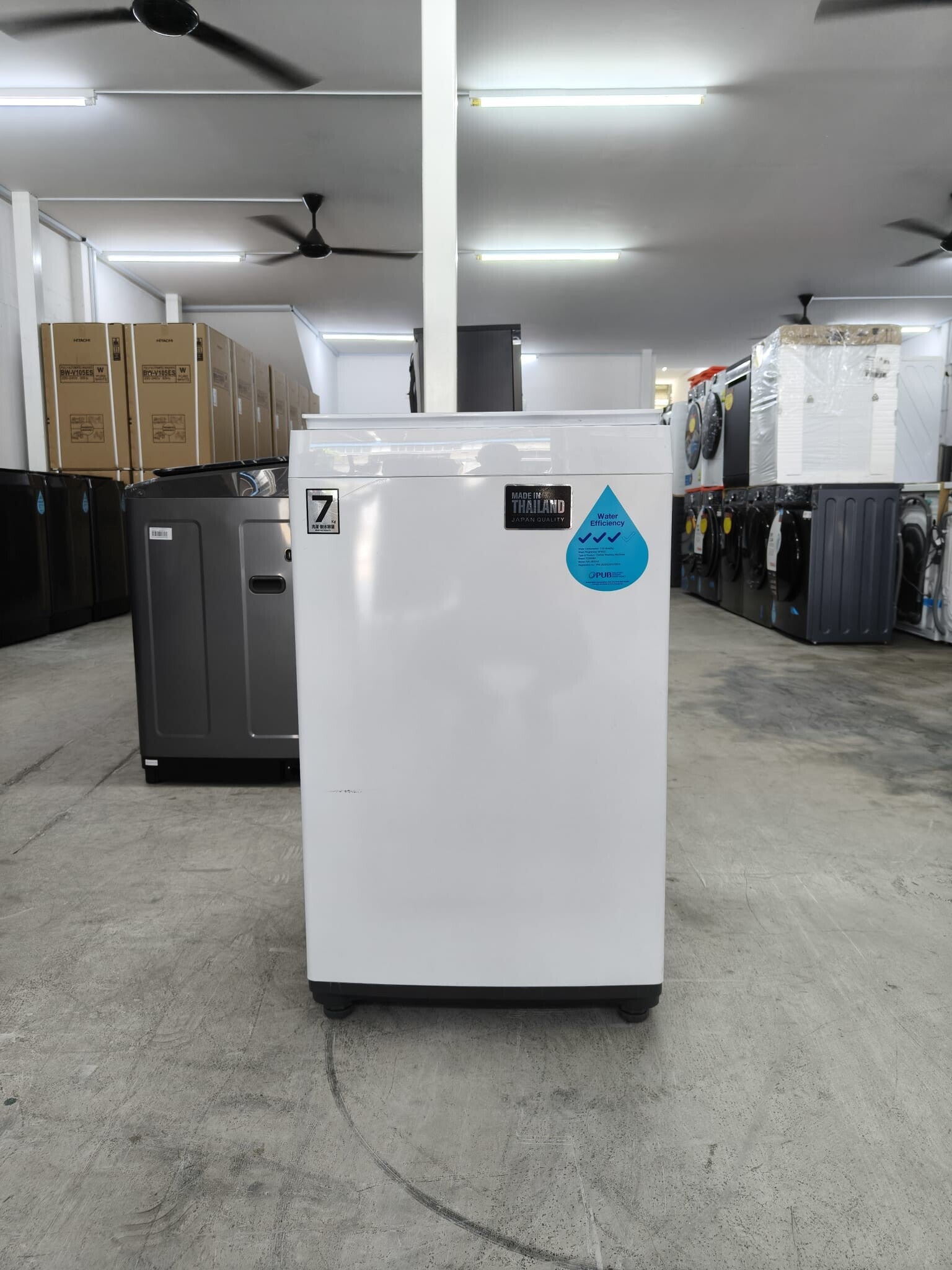 USED TOSHIBA 7Kg Top-Load Washing Machine Model:AW-J800AS