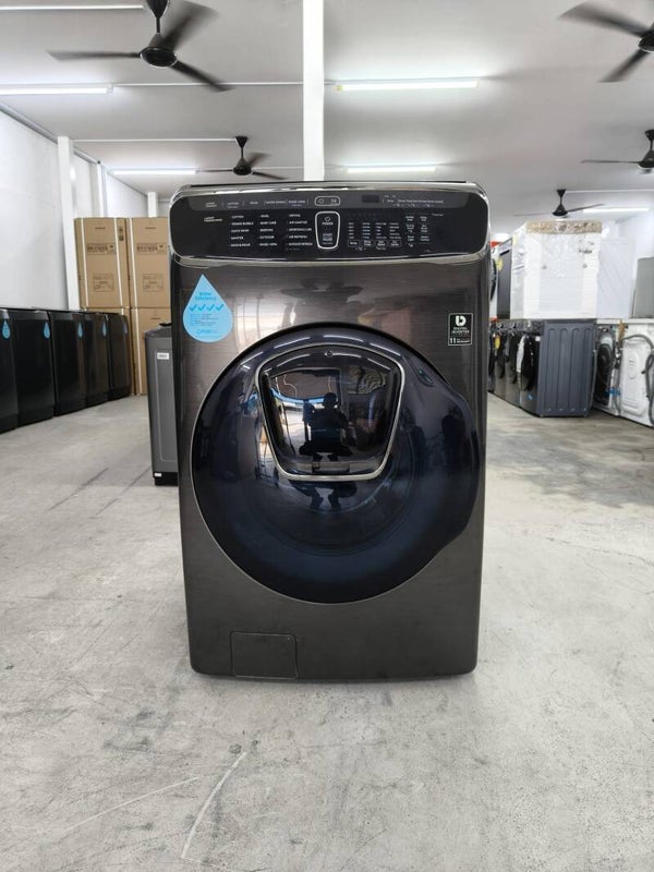 USED SAMSUNG FlexWash Front Load 21 kg/12kg Washer/Dryer 4 Ticks 3.5kg Top Load, 2 Ticks Model: WR24M9940KV/SP