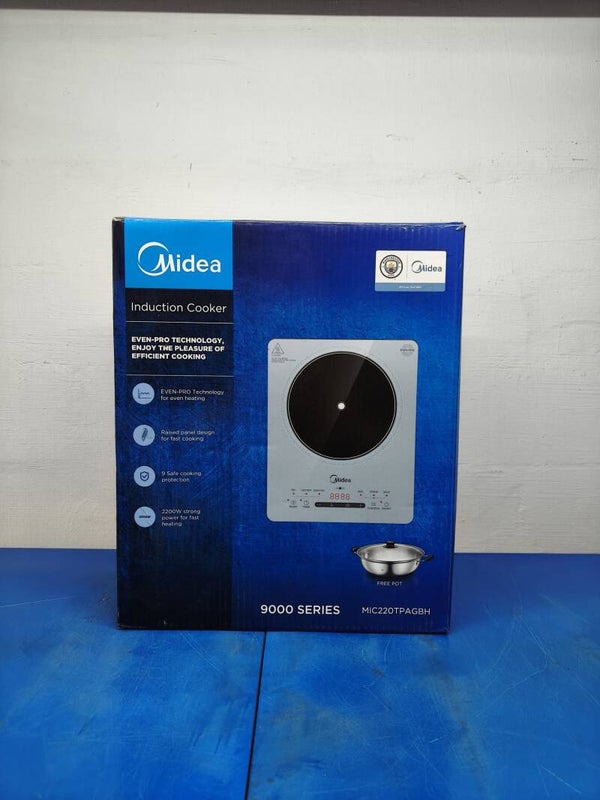 MIDEA INDUCTION COOKER 2200W Model: MIC220TPAGBH Display Set