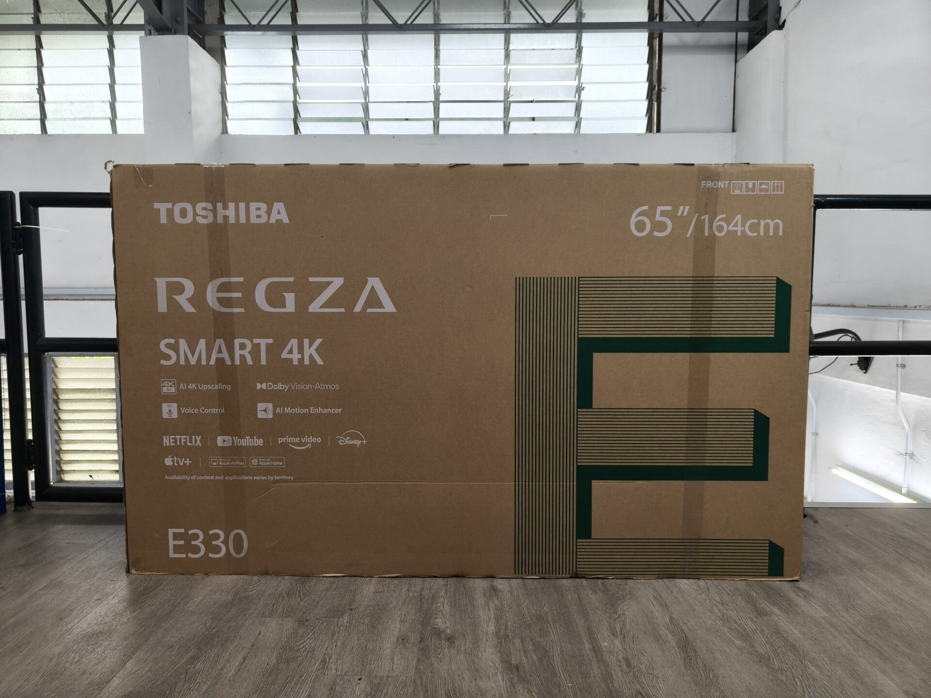 TOSHIBA 65 inch Smart 4K TV Model: 65E330RP Display Set