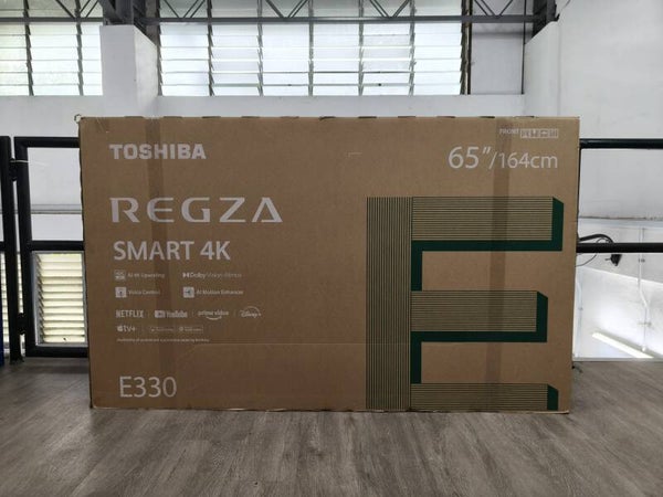 TOSHIBA 65 inch Smart 4K TV Model: 65E330RP Display Set