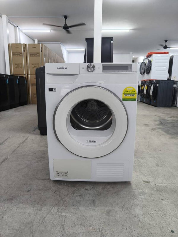 USED SAMSUNG 8KG HEAT PUMP DRYER Model: DV80T6220HH/SP