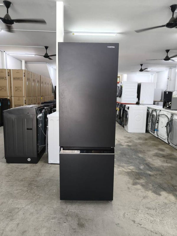 USED TOSHIBA 332L Bottom Mount Fridge Model: GR-RB410WE-PMX