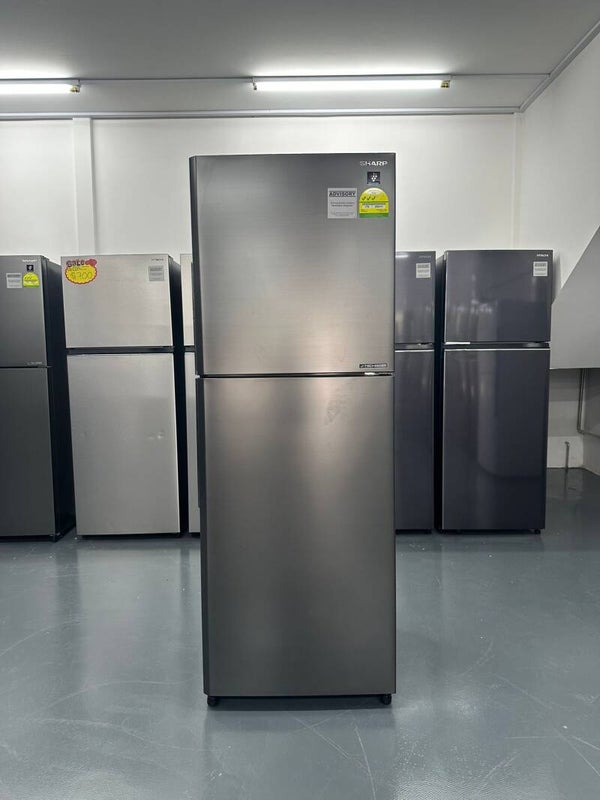 Display Set SHARP 361L 2-Door Refrigerator Model : SJ-RF36E-DS