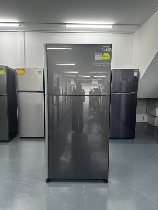 Display Set SHARP 600L Grand Top Refrigerator (Dark Silver) Model : SJ-PG60P2-DS