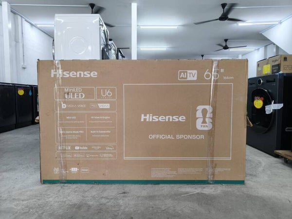 DISPLAY SET HISENSE 65 inch MiniLED ULED 144Hz AI TV 65U6Q