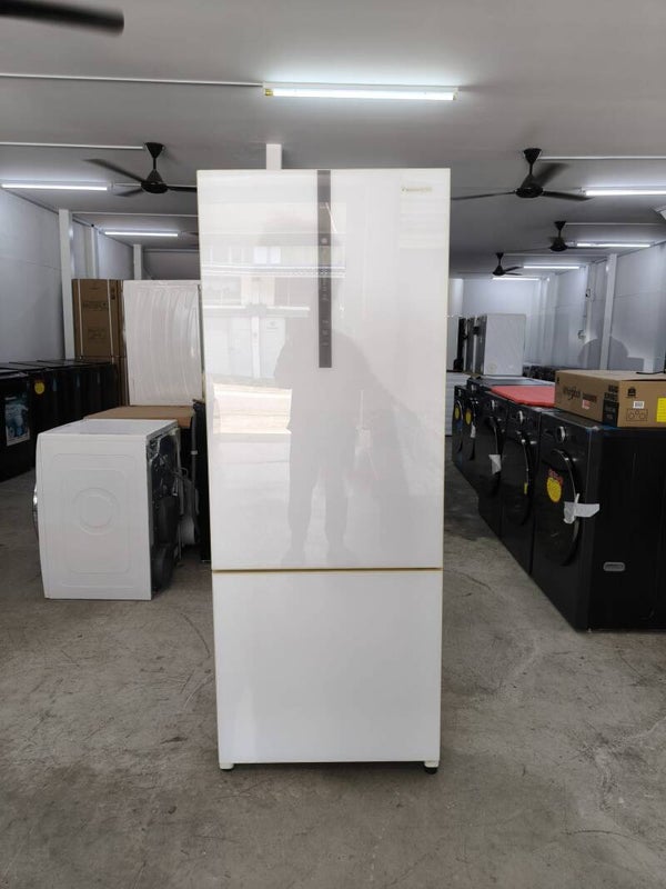 USED PANASONIC 450L Bottom Freezer Fridge Model: NR-BX468GWS1