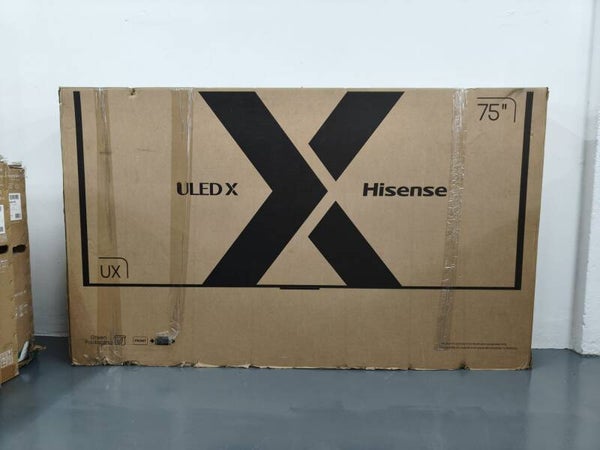HISENSE 75" Mini-LED 4K SMART TV Model: 75UX Display Set