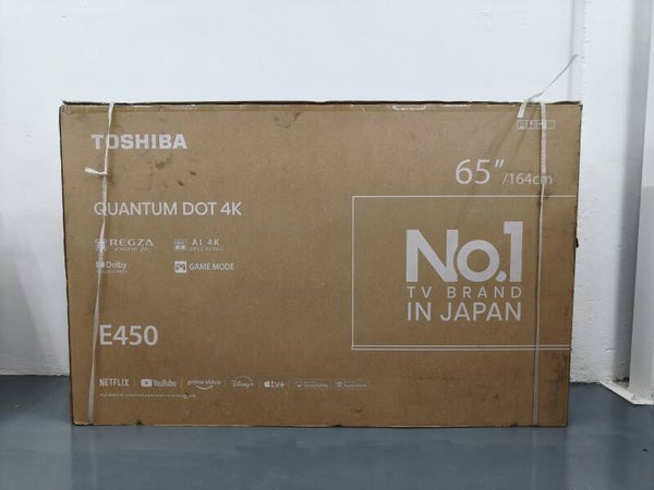 TOSHIBA 65" Smart 4K Quantum Dot Model: 65E450NP Display Set