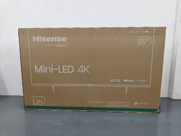 HISENSE 55" U6K-PRO ULED MiniLED SMART TV MODEL: 55U6K-PRO Display Set