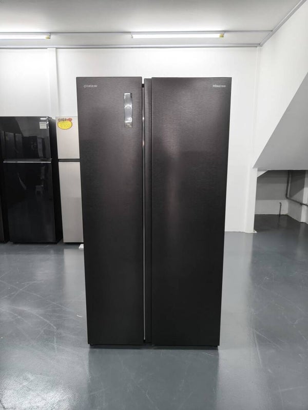 HISENSE 544L Side By Side Refrigerator | Durable Inverter Model: RS3P558NEFD Display Set