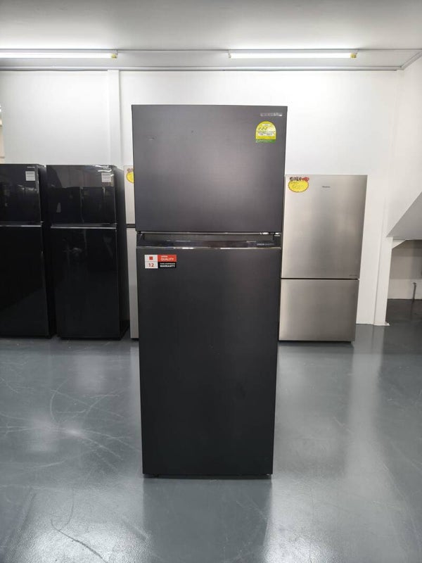 USED TOSHIBA 461L 2 DR FRIDGE TOP MOUNT FREEZER Model: GR-RT624WE-PMX(06S)