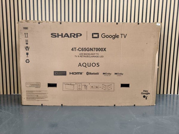 SHARP 65" 4K ULTRA HD LED GOOGLE TV Model: 4T-C65GN7000X Display Set