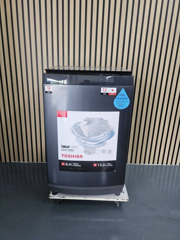 TOSHIBA 12Kg Top Load Washer MODEL: AW-DUK1300KS Display set