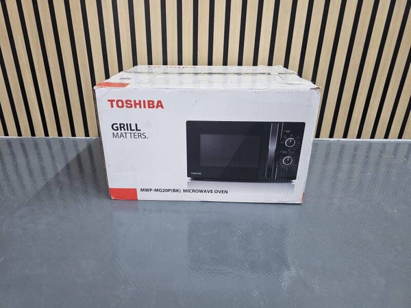 TOSHIBA GRILL MICROWAVE OVEN (20L)  Model: MWP-MG20P(BK)