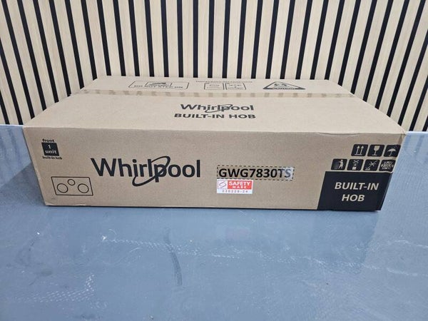 WHIRLPOOL 78cm 3-Burners Gas Hob (Town Gas)  Model: GWG7830TS