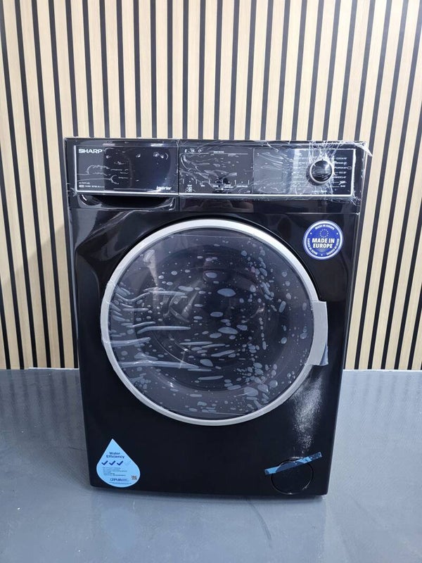 SHARP 9KG FRONT LOAD WASHER Model: ES-FW914BL Display Set