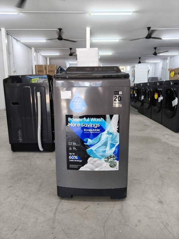 USED SAMSUNG 8.5Kg Top Load Washing Machine Model: WA85CG4545BD