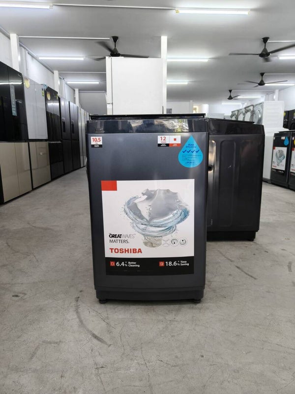 USED TOSHIBA 10.5kg Top Load Washing Machine Model: AW-DUK1150HS
