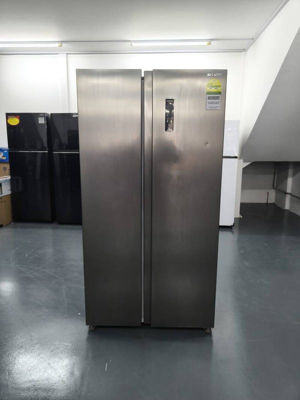 SHARP 521L SIDE BY SIDE REFRIGERATOR Model: SJ-SS52EG2-BK