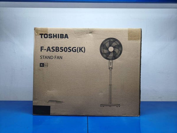 TOSHIBA Black 16 inches 12-meter Cooling Stand Fan Model: F-ASB50SG